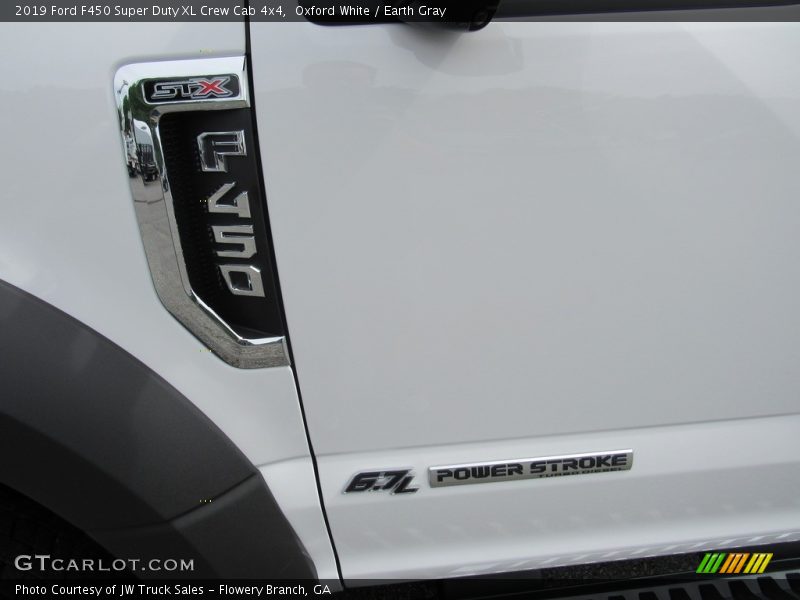 Oxford White / Earth Gray 2019 Ford F450 Super Duty XL Crew Cab 4x4