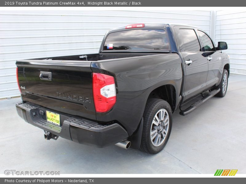 Midnight Black Metallic / Black 2019 Toyota Tundra Platinum CrewMax 4x4