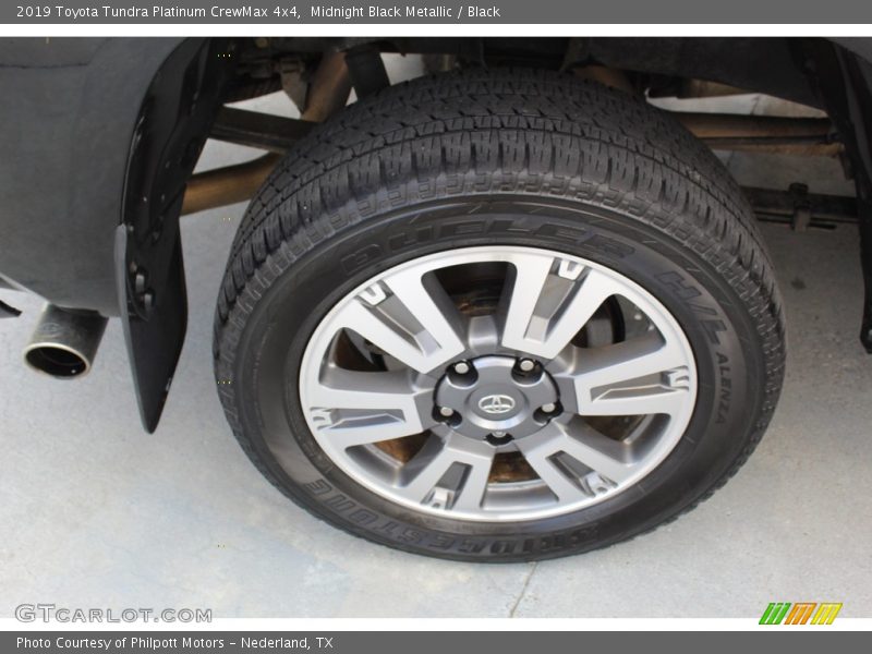 Midnight Black Metallic / Black 2019 Toyota Tundra Platinum CrewMax 4x4