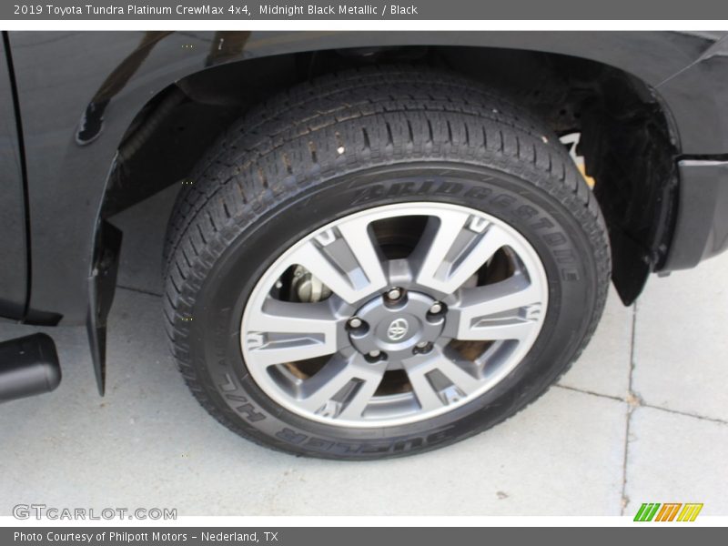 Midnight Black Metallic / Black 2019 Toyota Tundra Platinum CrewMax 4x4