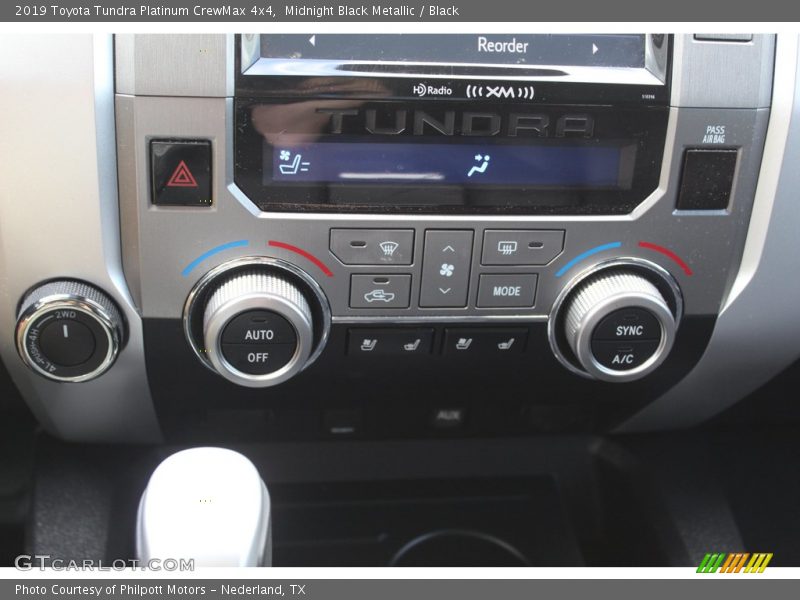 Midnight Black Metallic / Black 2019 Toyota Tundra Platinum CrewMax 4x4