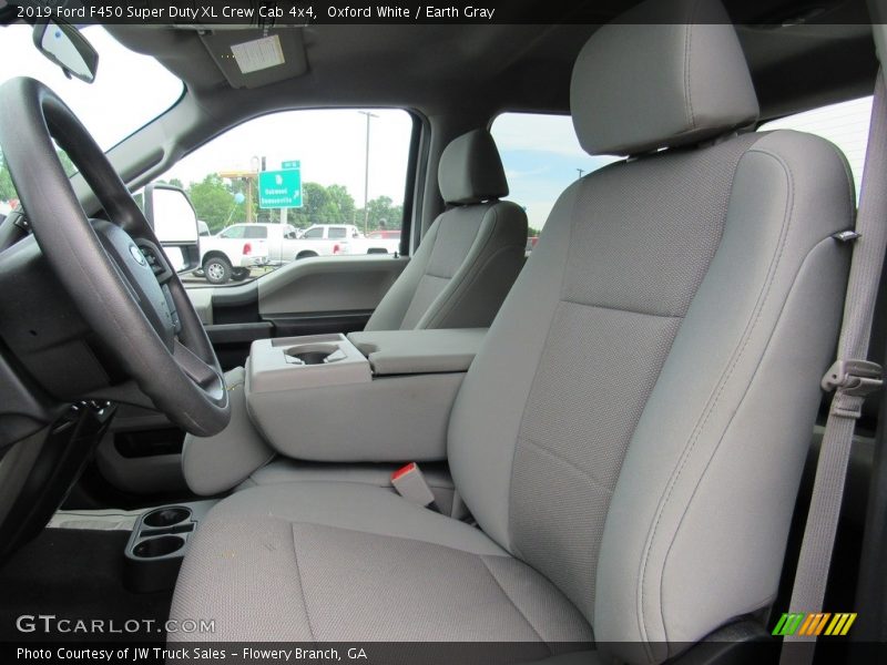 Oxford White / Earth Gray 2019 Ford F450 Super Duty XL Crew Cab 4x4