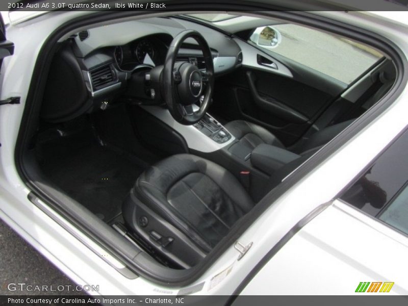 Ibis White / Black 2012 Audi A6 3.0T quattro Sedan