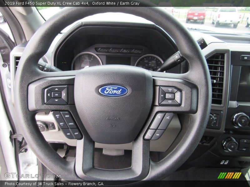 Oxford White / Earth Gray 2019 Ford F450 Super Duty XL Crew Cab 4x4