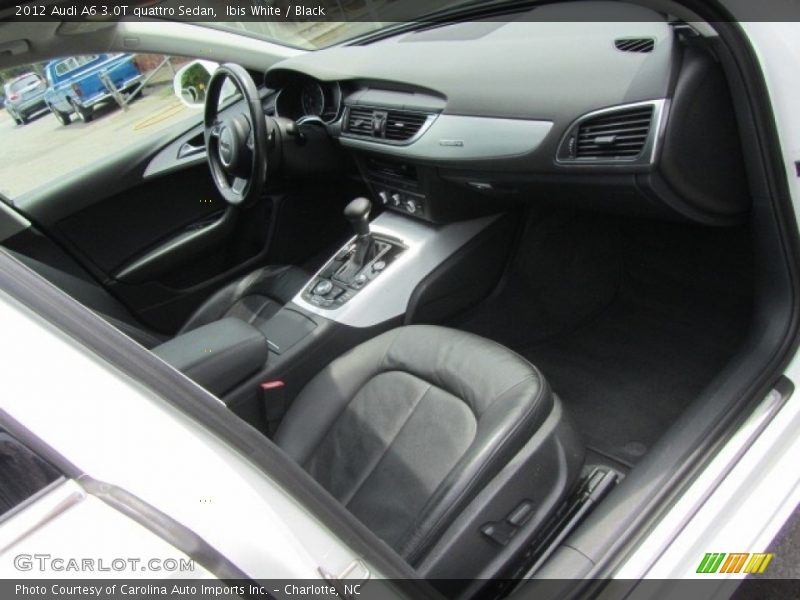 Ibis White / Black 2012 Audi A6 3.0T quattro Sedan