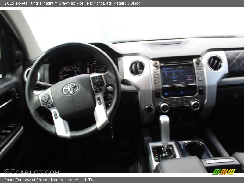 Midnight Black Metallic / Black 2019 Toyota Tundra Platinum CrewMax 4x4