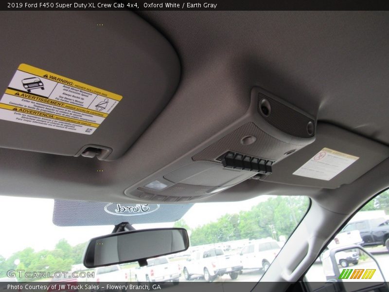 Oxford White / Earth Gray 2019 Ford F450 Super Duty XL Crew Cab 4x4