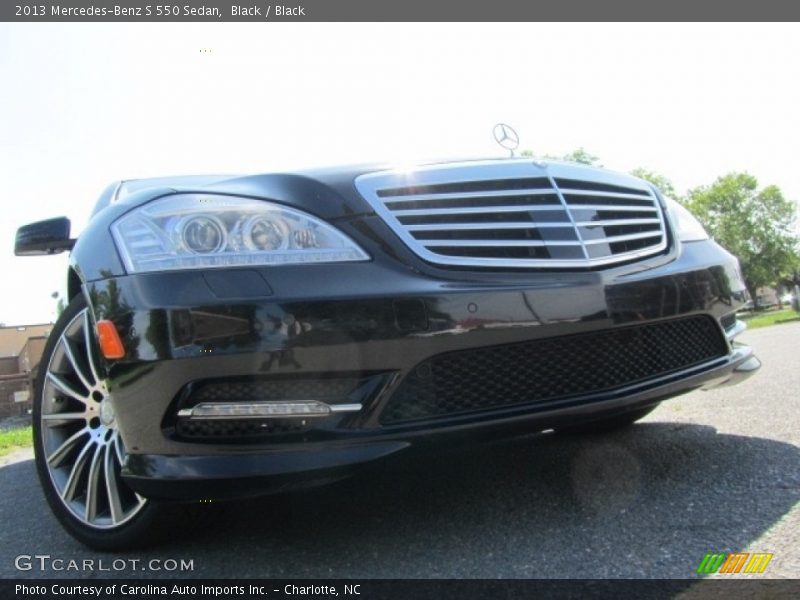 Black / Black 2013 Mercedes-Benz S 550 Sedan