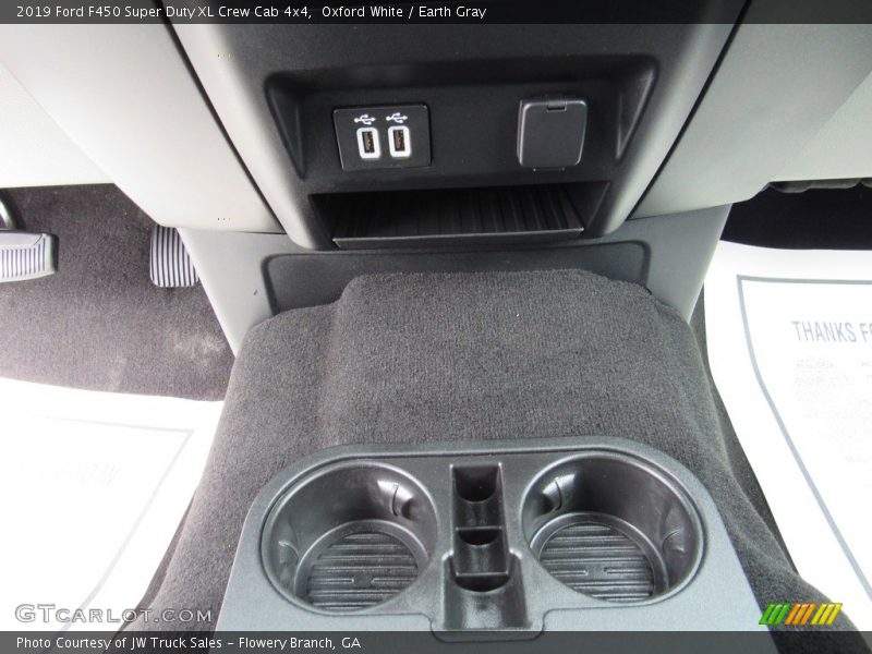Oxford White / Earth Gray 2019 Ford F450 Super Duty XL Crew Cab 4x4