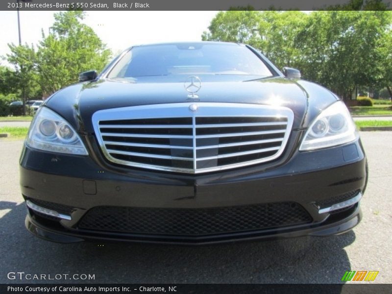 Black / Black 2013 Mercedes-Benz S 550 Sedan