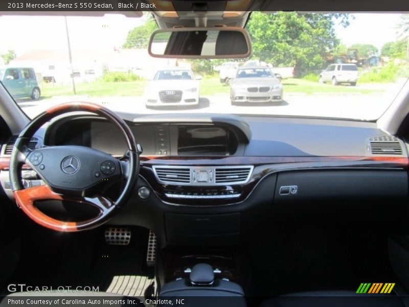 Black / Black 2013 Mercedes-Benz S 550 Sedan