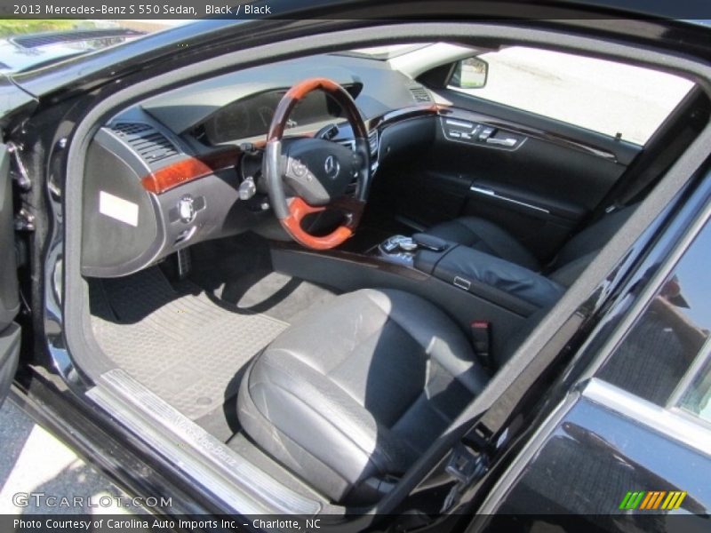 Black / Black 2013 Mercedes-Benz S 550 Sedan