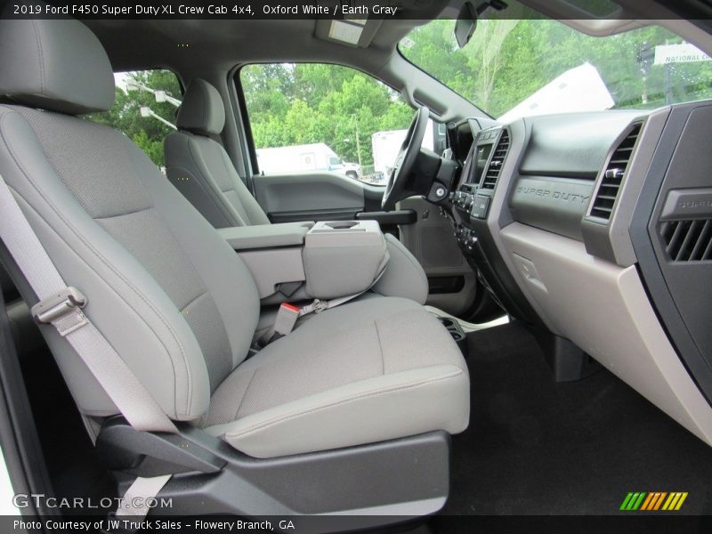 Oxford White / Earth Gray 2019 Ford F450 Super Duty XL Crew Cab 4x4