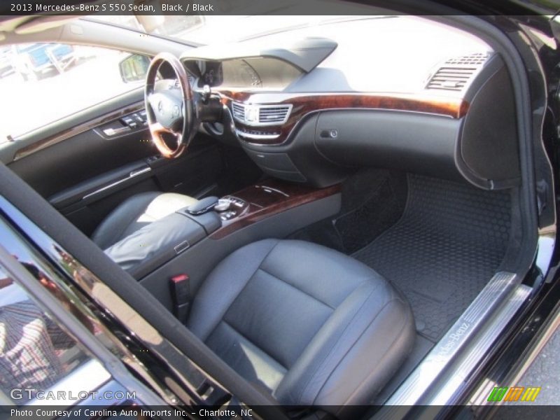 Black / Black 2013 Mercedes-Benz S 550 Sedan