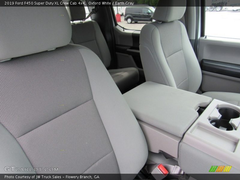 Oxford White / Earth Gray 2019 Ford F450 Super Duty XL Crew Cab 4x4
