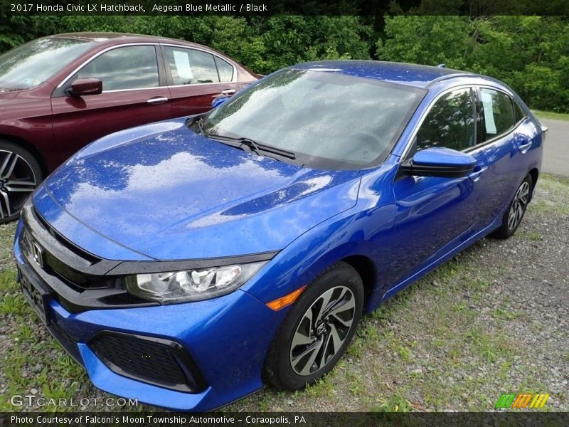 Front 3/4 View of 2017 Civic LX Hatchback