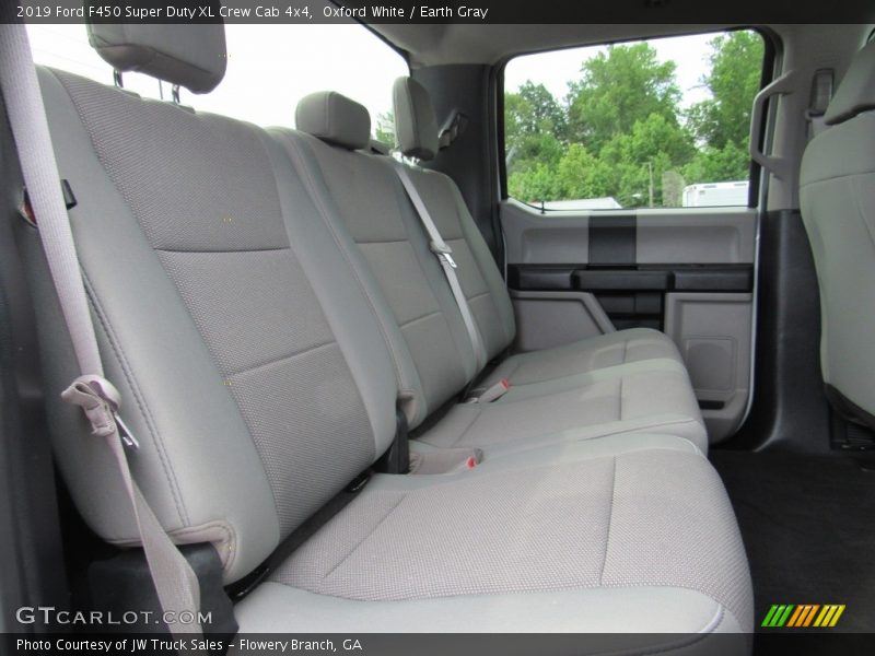 Oxford White / Earth Gray 2019 Ford F450 Super Duty XL Crew Cab 4x4