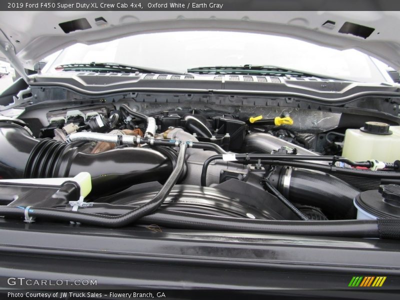 Oxford White / Earth Gray 2019 Ford F450 Super Duty XL Crew Cab 4x4