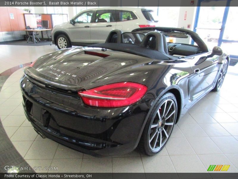 Basalt Black Metallic / Black 2014 Porsche Boxster S