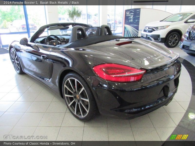 Basalt Black Metallic / Black 2014 Porsche Boxster S