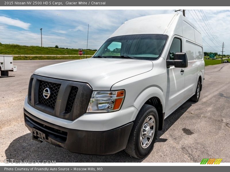 Glacier White / Charcoal 2015 Nissan NV 2500 HD S Cargo