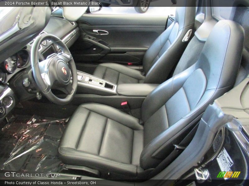 Basalt Black Metallic / Black 2014 Porsche Boxster S