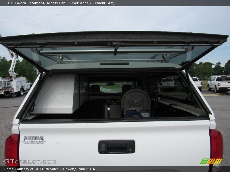 Super White / Cement Gray 2016 Toyota Tacoma SR Access Cab