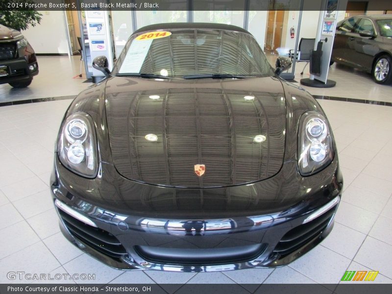 Basalt Black Metallic / Black 2014 Porsche Boxster S