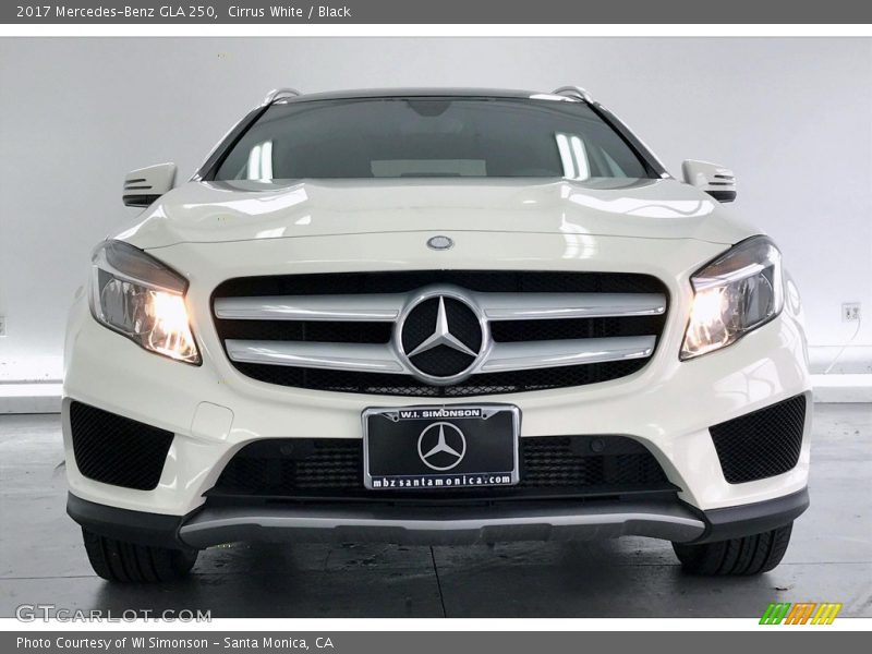 Cirrus White / Black 2017 Mercedes-Benz GLA 250