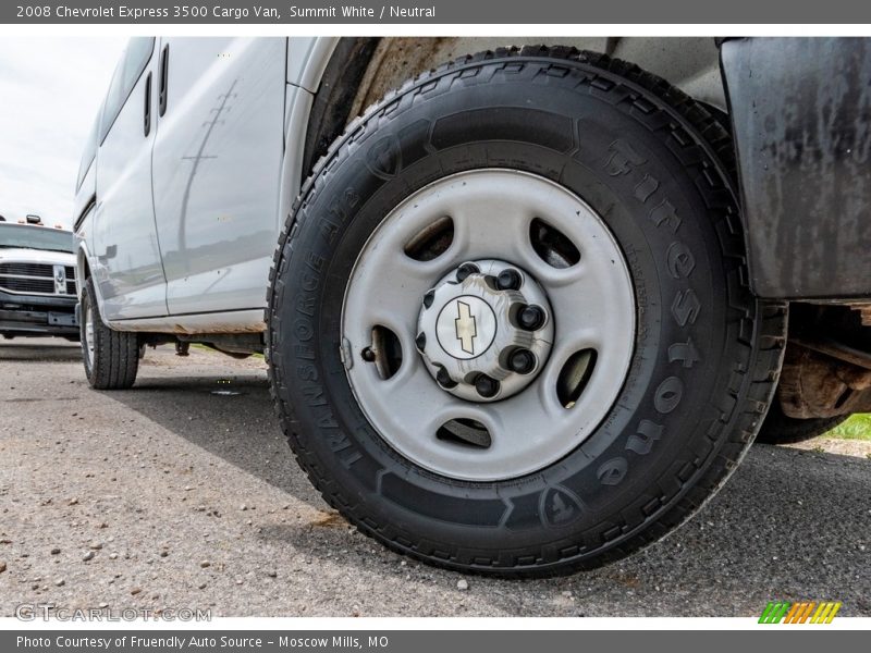 Summit White / Neutral 2008 Chevrolet Express 3500 Cargo Van
