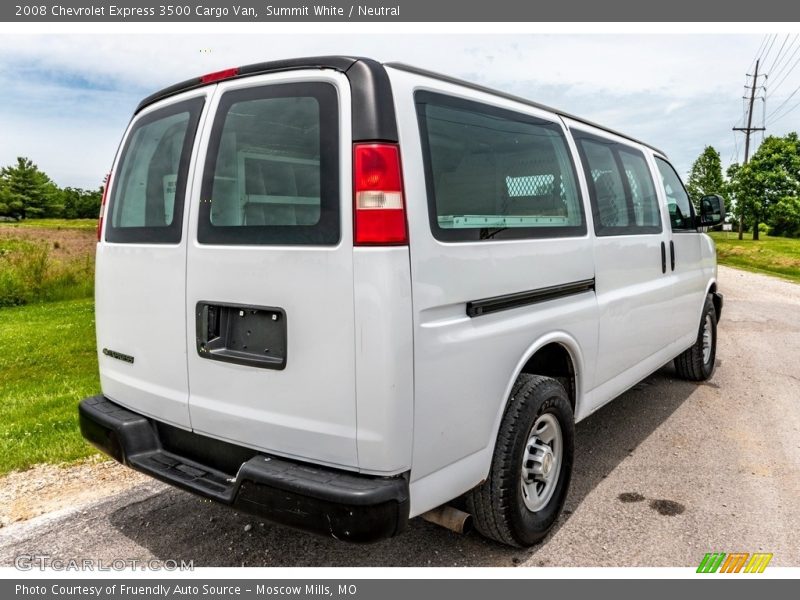 Summit White / Neutral 2008 Chevrolet Express 3500 Cargo Van