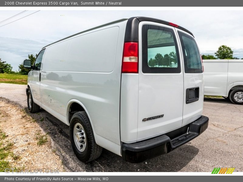 Summit White / Neutral 2008 Chevrolet Express 3500 Cargo Van
