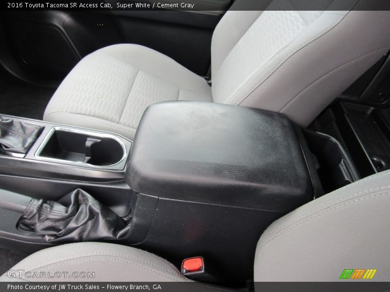 Super White / Cement Gray 2016 Toyota Tacoma SR Access Cab
