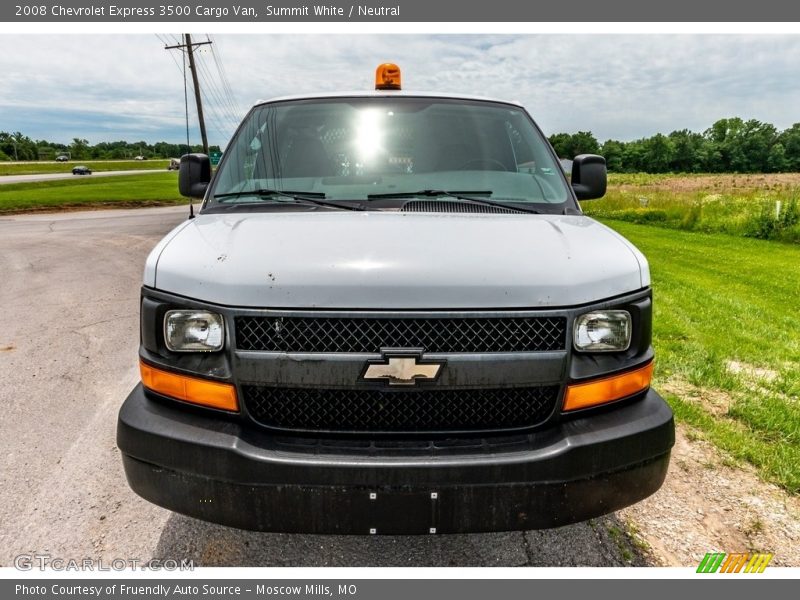 Summit White / Neutral 2008 Chevrolet Express 3500 Cargo Van