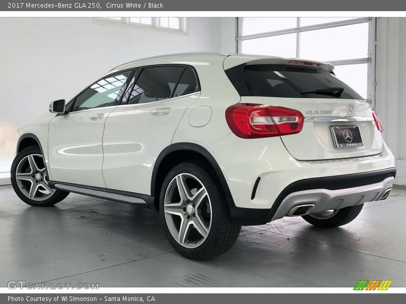 Cirrus White / Black 2017 Mercedes-Benz GLA 250