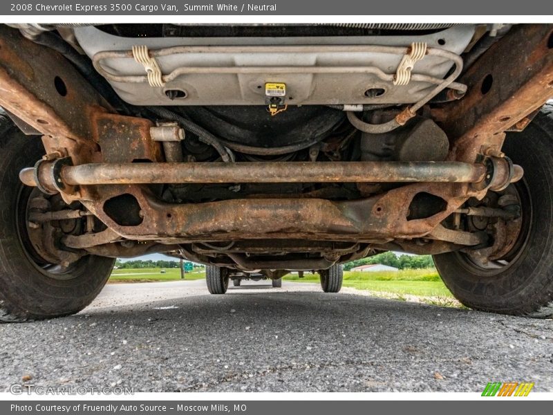 Summit White / Neutral 2008 Chevrolet Express 3500 Cargo Van