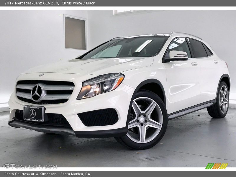 Cirrus White / Black 2017 Mercedes-Benz GLA 250