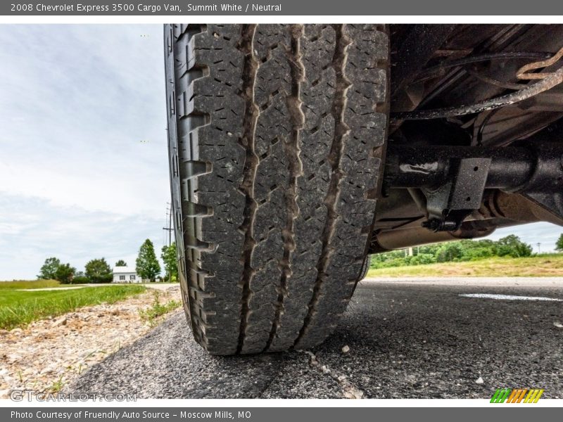 Summit White / Neutral 2008 Chevrolet Express 3500 Cargo Van