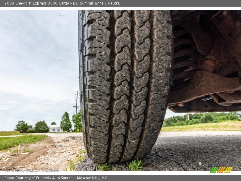 Summit White / Neutral 2008 Chevrolet Express 3500 Cargo Van