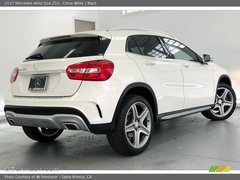 Cirrus White / Black 2017 Mercedes-Benz GLA 250