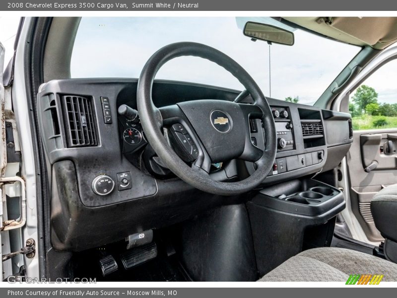 Summit White / Neutral 2008 Chevrolet Express 3500 Cargo Van