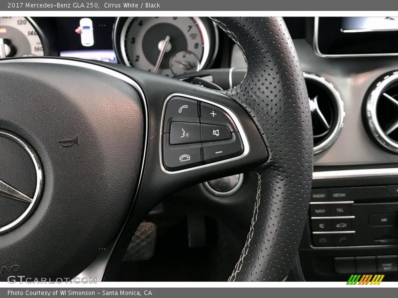 Cirrus White / Black 2017 Mercedes-Benz GLA 250