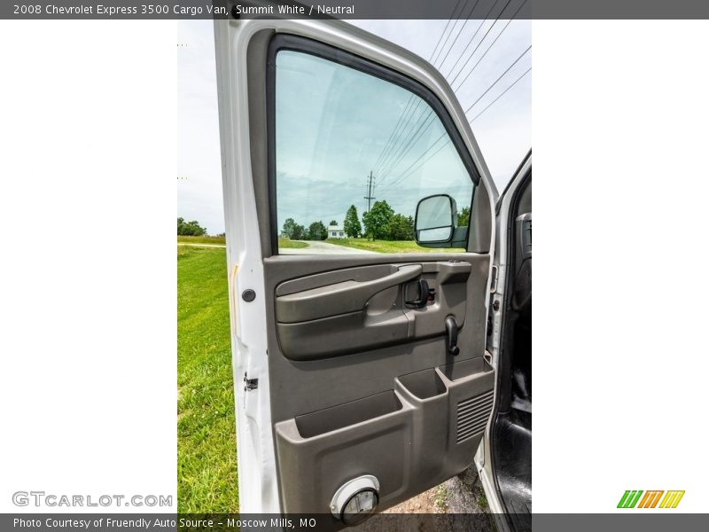 Summit White / Neutral 2008 Chevrolet Express 3500 Cargo Van
