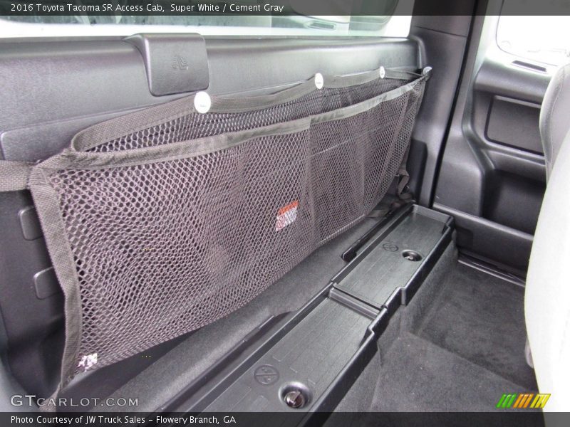 Super White / Cement Gray 2016 Toyota Tacoma SR Access Cab
