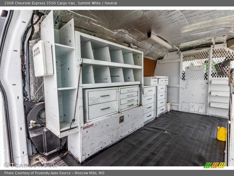 Summit White / Neutral 2008 Chevrolet Express 3500 Cargo Van