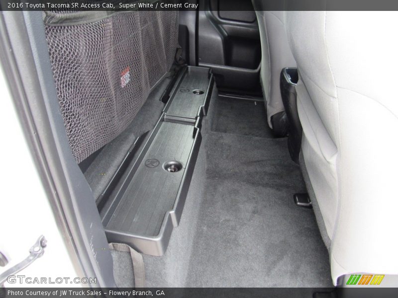 Super White / Cement Gray 2016 Toyota Tacoma SR Access Cab
