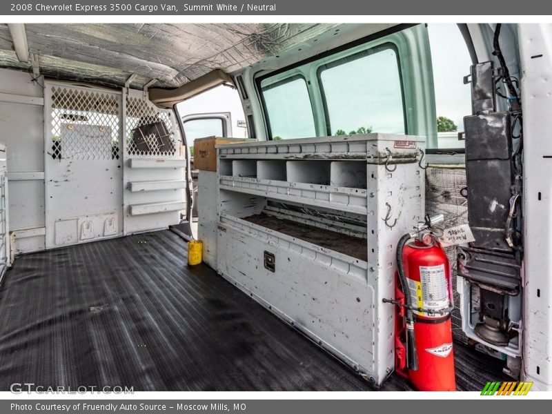 Summit White / Neutral 2008 Chevrolet Express 3500 Cargo Van