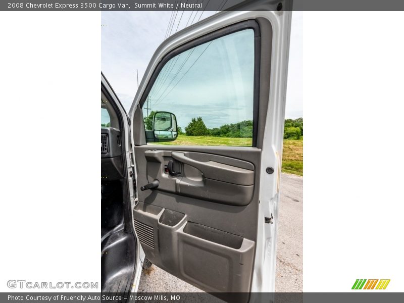 Summit White / Neutral 2008 Chevrolet Express 3500 Cargo Van