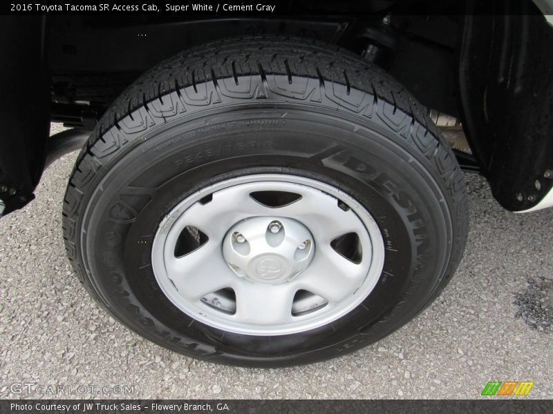 Super White / Cement Gray 2016 Toyota Tacoma SR Access Cab