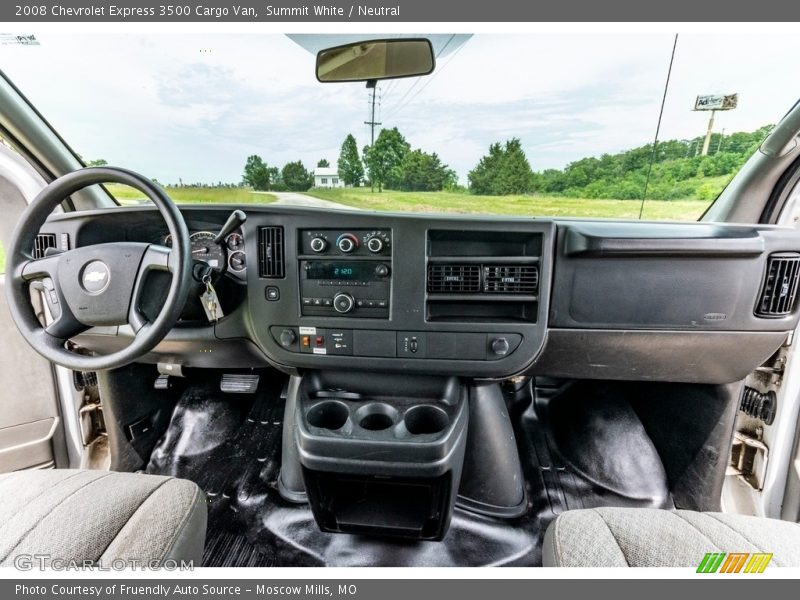 Summit White / Neutral 2008 Chevrolet Express 3500 Cargo Van